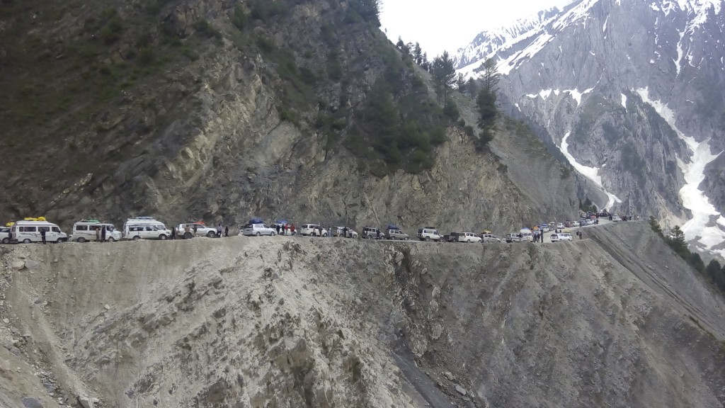 Sonamarg Traffic Jam