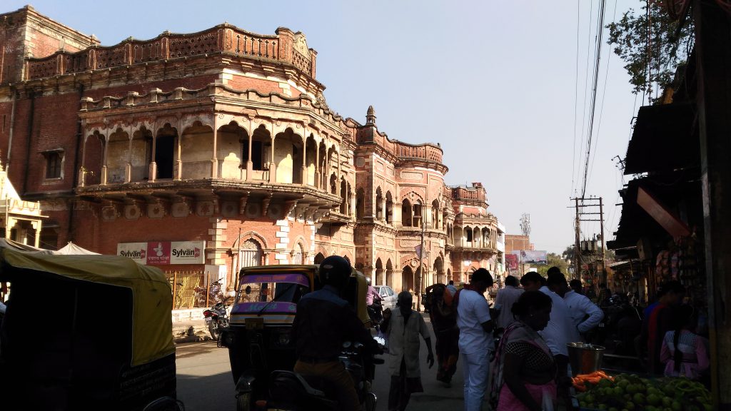 An old building near Sankat Mochan temple
