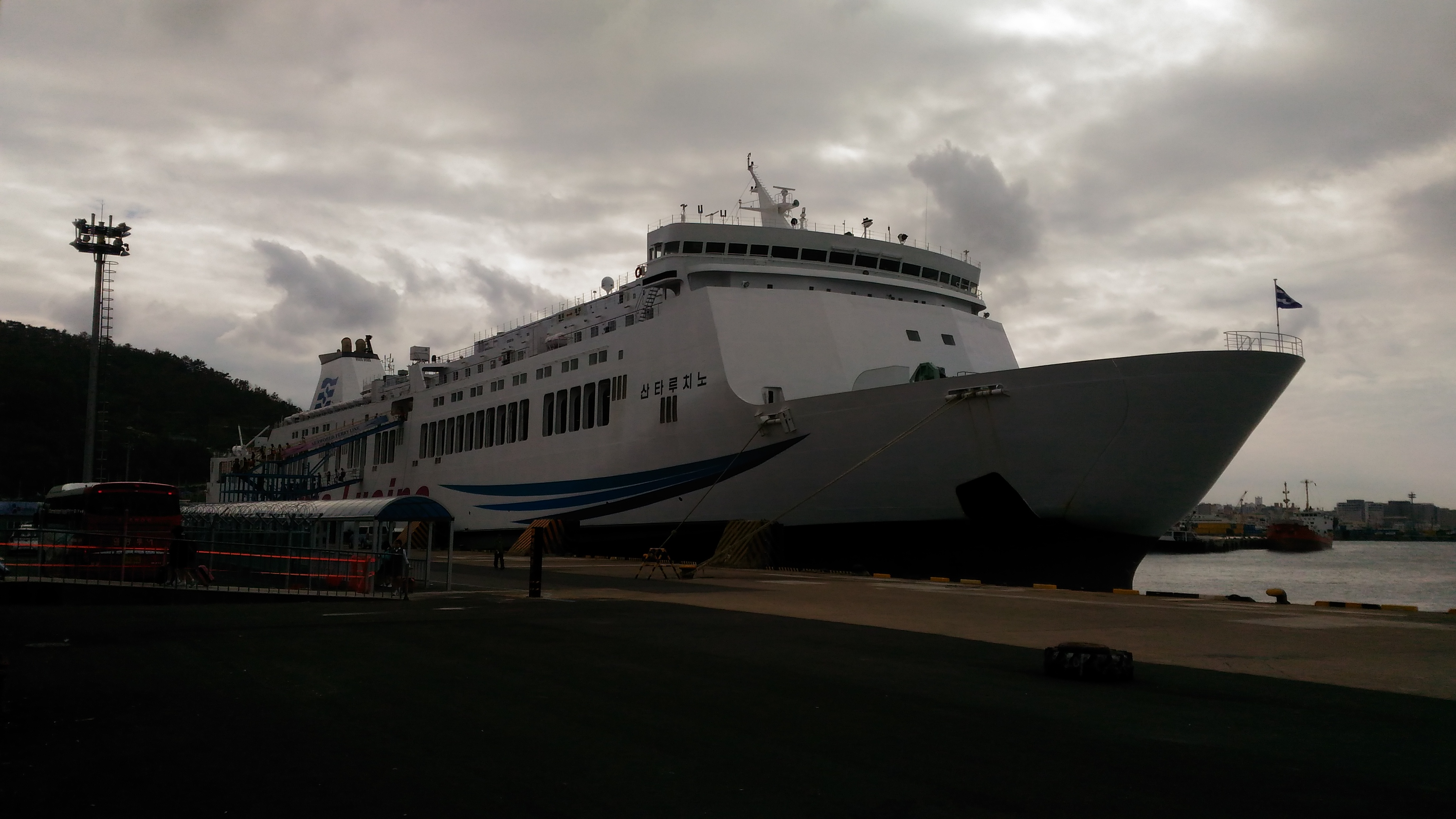 That's Santa Luchino at Jeju Ferry Terminal.