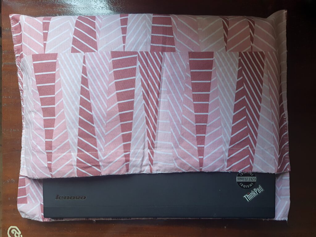 Laptop cover - Hand made by Anjus Amma