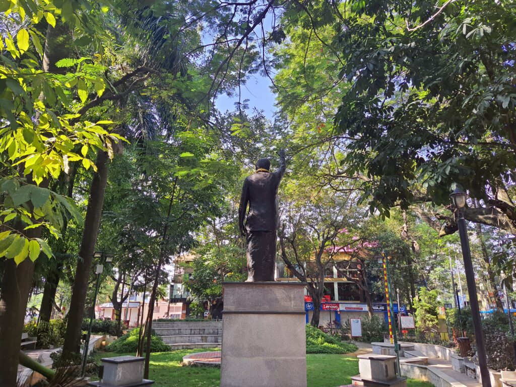 Statue of Dr. Rajkumar in Malleshwara