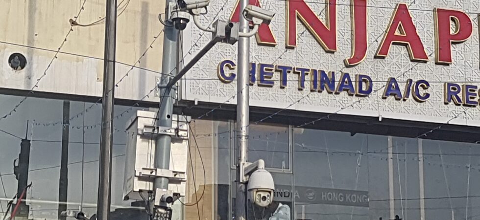 Cameras at the junction of Brigade Road and Church Street