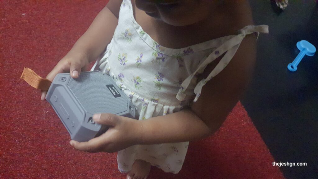 Uma with her Baby Radio