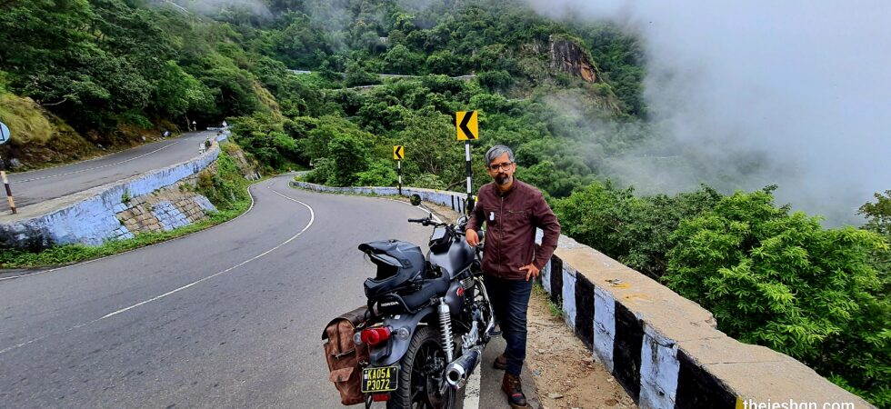 Valparai hairpin bends, on our way back.